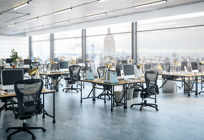 Office building interior